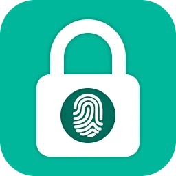 أيقونة قفل التطبيق - بصمة الإصبع